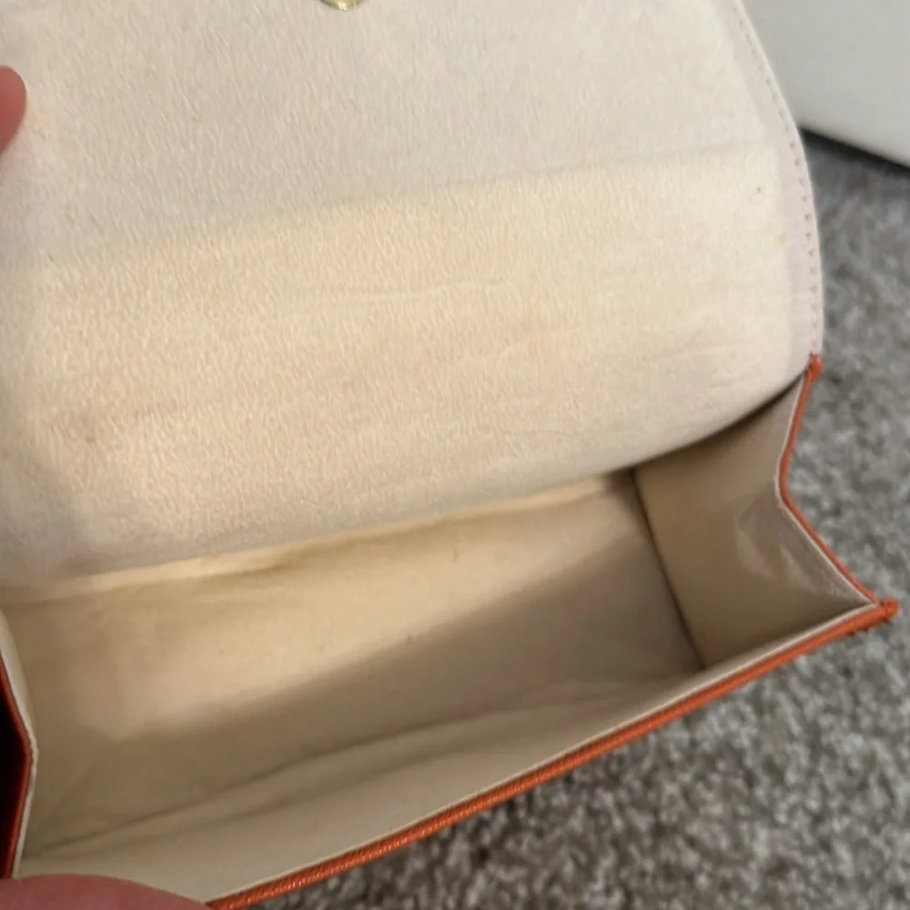 Tory Burch Saffiano Leather Fold Over Sunglasses Case